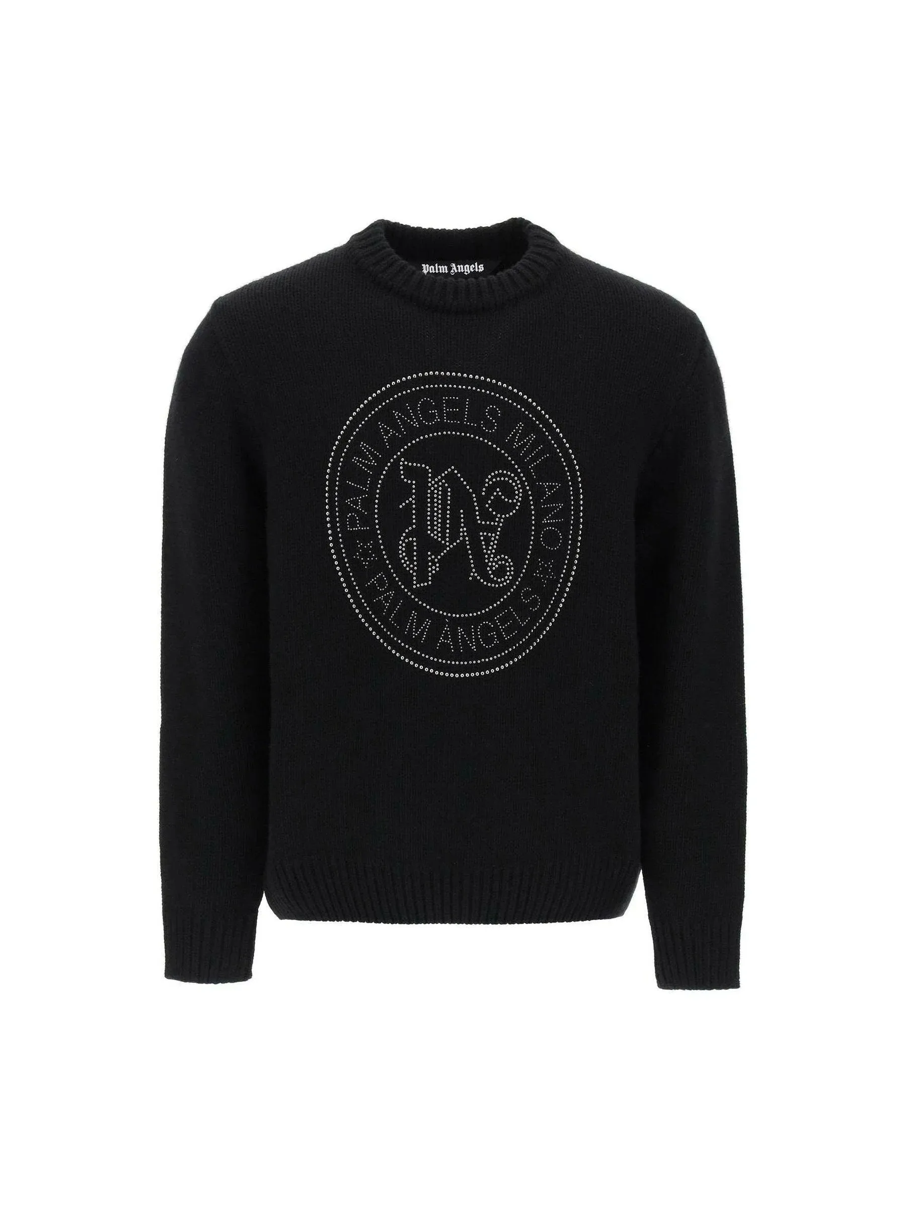 Milano Stud Wool-Cashmere Sweater
